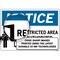 Vestil Aluminum Sign, 7-1/2" Height, 10-1/2" Width, Aluminum, Rectangle, English SI-N-24-A-AL-063 - alternate 8