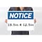 Vestil Aluminum Sign, 12-1/2" H, 18-1/2" W, Rectangle, English, SI-N-37-D-AL-040 SI-N-37-D-AL-040 - alternate 8