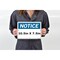 Vestil Aluminum Composite Sign, 7-1/2" H, 10-1/2" W, Aluminum Composite, Rectangle, SI-N-69-A-AC-130 SI-N-69-A-AC-130 - alternate 8