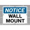 Vestil Aluminum Composite Sign, 7-1/2" H, 10-1/2" W, Aluminum Composite, Rectangle, SI-N-69-A-AC-130 SI-N-69-A-AC-130 - alternate 7