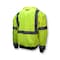 Radians Hi-Vis 2-in-1 Bomber Jacket, 100% Polyester Oxford, 300D, DWR Coated, Hi-Vis Green / Black, XL SJ110B-3ZGS-XL - alternate 5