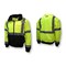 Radians Hi-Vis 2-in-1 Bomber Jacket, 100% Polyester Oxford, 300D, DWR Coated, Hi-Vis Green / Black, XL SJ110B-3ZGS-XL - alternate 8