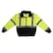 Radians Hi-Vis 2-in-1 Bomber Jacket, 100% Polyester Oxford, 300D, DWR Coated, Hi-Vis Green / Black, XL SJ110B-3ZGS-XL - alternate 4