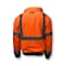 Radians Hi-Vis 2-in-1 Bomber Jacket, 100% Polyester Oxford, 300D, DWR Coated, Hi-Vis Orange / Black, L SJ110B-3ZOS-L - alternate 9