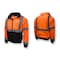 Radians Hi-Vis 2-in-1 Bomber Jacket, 100% Polyester Oxford, 300D, DWR Coated, Hi-Vis Orange / Black, L SJ110B-3ZOS-L - alternate 7