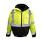 Radians Hi-Vis Bomber Jacket, Class Type R Class 3 Hi-Vis Green / Black, 5XL SJ11QB-3ZGS-5X - alternate 1