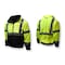 Radians Hi-Vis 3-in-1 Bomber Jacket, 100% Polyester Oxford, 300D, DWR Coated, Hi-Vis Green / Black, 2XL SJ210B-3ZGS-2X - alternate 7