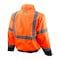 Radians Hi-Vis 3-in-1 Bomber Jacket, 100% Polyester Oxford, 300D, DWR Coated, Hi-Vis Orange / Black, XL SJ210B-3ZOS-XL - alternate 5