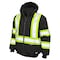 Tough Duck Hi-Vis Safety Bomber Jacket, 100% Cotton 10 oz Duck, Class 1 Type O, Black, M SJ251 - alternate 1