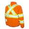 Tough Duck Hi-Vis Reversible Safety Jacket, 300D Ripstop, 100% Polyester, Class 3 Type R, Hi-Vis Orange, S SJ271 - alternate 2