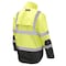 Radians Hi-Vis 3-in-1 Parka, 100% Polyester Oxford, 300D, DWR Coated, Class Type R Class 3 Hi-Vis Green, M SJ410B-3ZGS-M - alternate 5