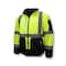 Radians Hi-Vis Reversible Jacket, 100% Polyester Light Weight Diamond Ripstop, Class Type R Class 3 M SJ510-3ZGS-M - alternate 1