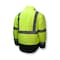 Radians Hi-Vis Reversible Jacket, 100% Polyester Light Weight Diamond Ripstop, Class Type R Class 3 M SJ510-3ZGS-M - alternate 4