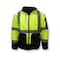 Radians Hi-Vis Reversible Jacket, 100% Polyester Light Weight Diamond Ripstop, Class Type R Class 3 M SJ510-3ZGS-M - alternate 7