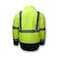 Radians Hi-Vis Reversible Jacket, 100% Polyester Light Weight Diamond Ripstop, Class Type R Class 3 M SJ510-3ZGS-M - alternate 3