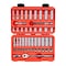 Tekton 3/8 Inch Drive 12-Point Socket and Ratchet Set, 46-Piece (5/16-3/4 in., 8-19 mm) SKT15302 - alternate 1