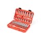 Tekton 3/8 Inch Drive 12-Point Socket and Ratchet Set, 46-Piece (5/16-3/4 in., 8-19 mm) SKT15302 - alternate 4