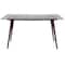 Flash Furniture Rectangle Walnut Table, Glass Top, 31.5"X55", Glass, Clear SK-17GC-034-W-GG - alternate 8