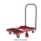 Snap-Loc E-Track Push Cart Dolly, Red, 1200 lb SL1200P4TR - alternate 9