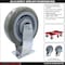 Snap-Loc Caster, 6 inch, 450 lb, Super Duty, PU Rigid SLAC6SDFP - alternate 3