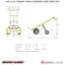 Snap-Loc Adjustable Hand Truck Ct, 1200 lb, 4 Wheel SLV1200HCA4Y - alternate 5
