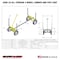 Snap-Loc Lumber and Pipe Cart, 2000 lb, 4 Wheel SLV2000LPCY - alternate 4