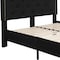 Flash Furniture Brighton Full Platform Bed, Black SL-BK4-F-BK-GG - alternate 10
