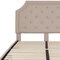 Flash Furniture Brighton Full Platform Bed, Beige SL-BK4-F-B-GG - alternate 8