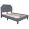 Flash Furniture Brighton Full Platform Bed, Light Gray SL-BK4-F-LG-GG - alternate 5