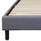 Flash Furniture Brighton Full Platform Bed, Light Gray SL-BK4-F-LG-GG - alternate 6