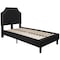 Flash Furniture Brighton Twin Platform Bed, Black SL-BK4-T-BK-GG - alternate 6