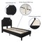 Flash Furniture Brighton Twin Platform Bed, Black SL-BK4-T-BK-GG - alternate 4