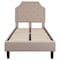 Flash Furniture Brighton Twin Platform Bed, Beige SL-BK4-T-B-GG - alternate 9