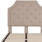 Flash Furniture Brighton Twin Platform Bed, Beige SL-BK4-T-B-GG - alternate 10