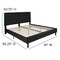 Flash Furniture Roxbury King Platform Bed, Black SL-BK5-K-BK-GG - alternate 2