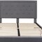 Flash Furniture Roxbury Queen Platform Bed, Light Gray SL-BK5-Q-LG-GG - alternate 9