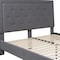 Flash Furniture Roxbury Queen Platform Bed, Light Gray SL-BK5-Q-LG-GG - alternate 5