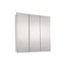 Ketcham 36" x 36" Surface Mounted Beveled Edge Tri-View Medicine Cabinet SM-3636BV