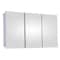 Ketcham 60" x 36" Surface Mounted Polished Edge Tri-View Medicine Cabinet SM-6036PE - alternate 3