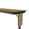 Correll Rectangle Panel Leg Folding Seminar Training Table, High Pressure Laminate Top, Fusion Maple SP1896PX-16 - alternate 7