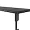 Correll Rectangle Panel Leg Folding Seminar Training Table, High Pressure Laminate Top, Black Granite SP2496PX-07 - alternate 4