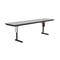 Correll Rectangle Panel Leg Folding Seminar Training Table, 24" W, 96" L, 29" H, High Pressure Laminate Top SP2496PX-15 - alternate 4