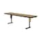 Correll Rectangle Panel Leg Folding Seminar Training Table, High Pressure Laminate Top, Fusion Maple SP2496PX-16 - alternate 2
