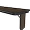 Correll Rectangle Panel Leg Adjustable Height Folding Seminar Training Table, 18" W, 72" L, 29" H, Walnut SPA1872PX-01 - alternate 4
