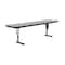 Correll Rectangle Panel Leg Adjustable Height Folding Seminar Training Table, 24" W, 60" L, 29" H SPA2460PX-15 - alternate 3