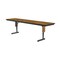 Correll Rectangle Panel Leg Adjustable Height Folding Seminar Training Table, 24" W, 72" L, 29" H SPA2472PX-06 - alternate 2
