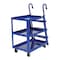 Zoro Select Steel Stock Picking Ladder Cart 1000 lb. Capacity, 39-3/4"L x 21-7/8"W x 50-1/8"H SPS3-2236 - alternate 5