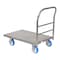 Vestil Stainless Steel Platform Truck 2000 lb Poly-On-Poly Casters 24 x 36 SSPT-2436 - alternate 4