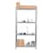 Vestil Metal Shelving Unit, 18"D x 36"W x 74"H, 4 Shelves, Stainless Steel SSS-1836 - alternate 2