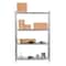 Vestil Metal Shelving Unit, 18"D x 48"W x 74"H, 4 Shelves, Stainless Steel SSS-1848 - alternate 2
